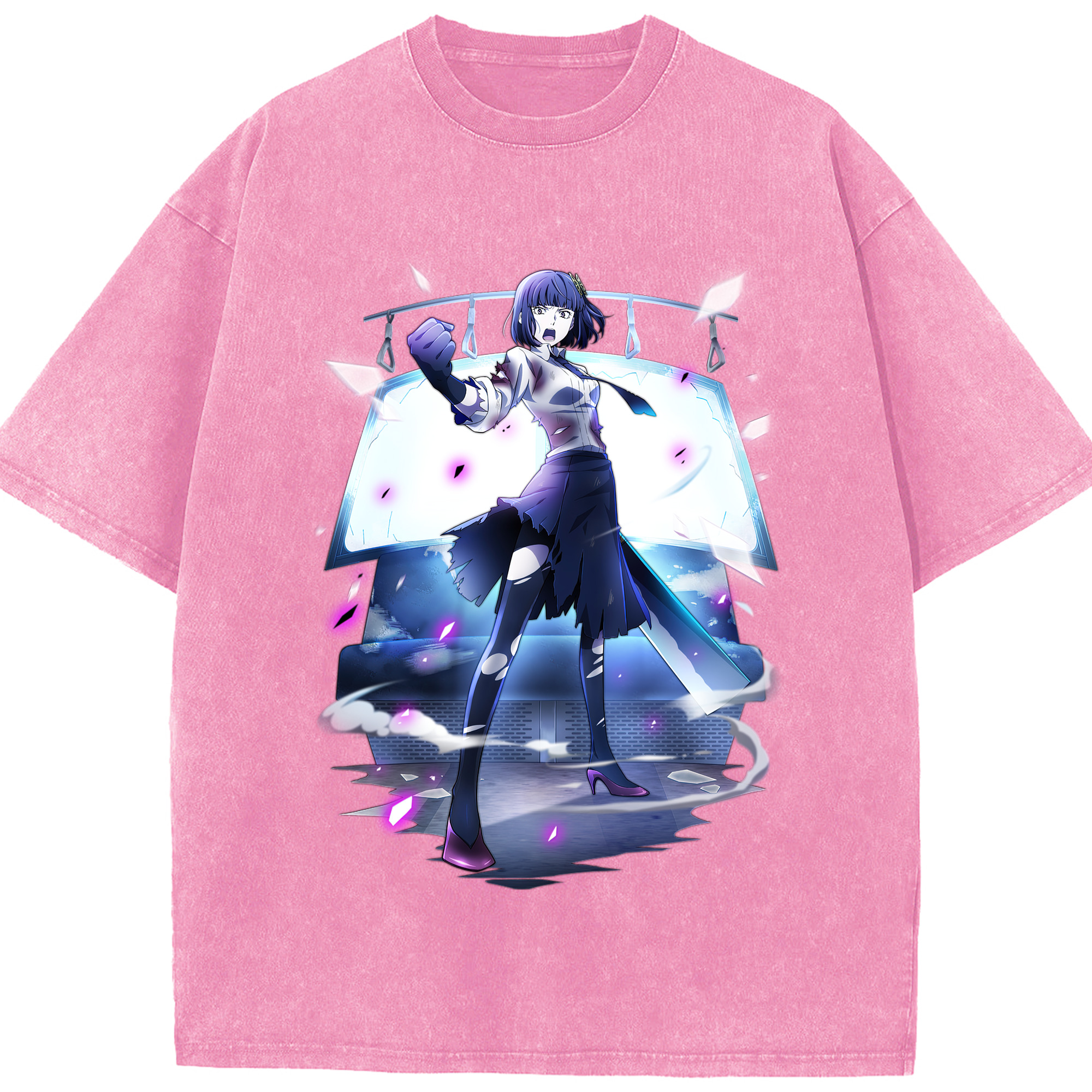 （画像用） 文豪ストレイドッグス Bungo Stray Dogs 綿100% ヴィンテージ風 半袖Tシャツ（フロントプリント）